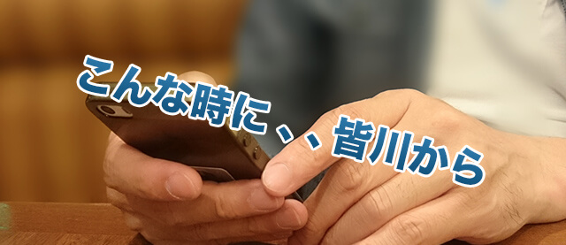 着信 皆川